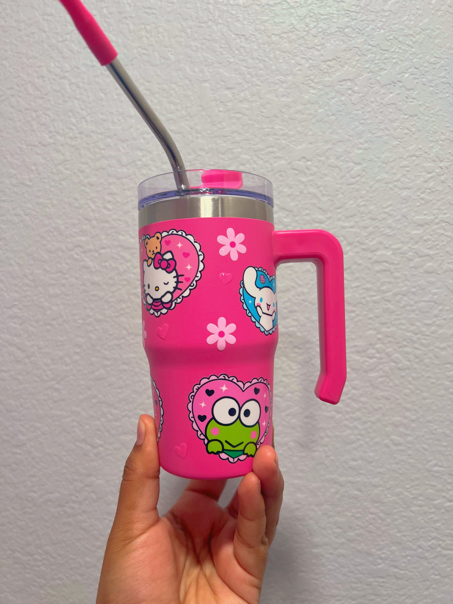 Hot pink kids Tumbler