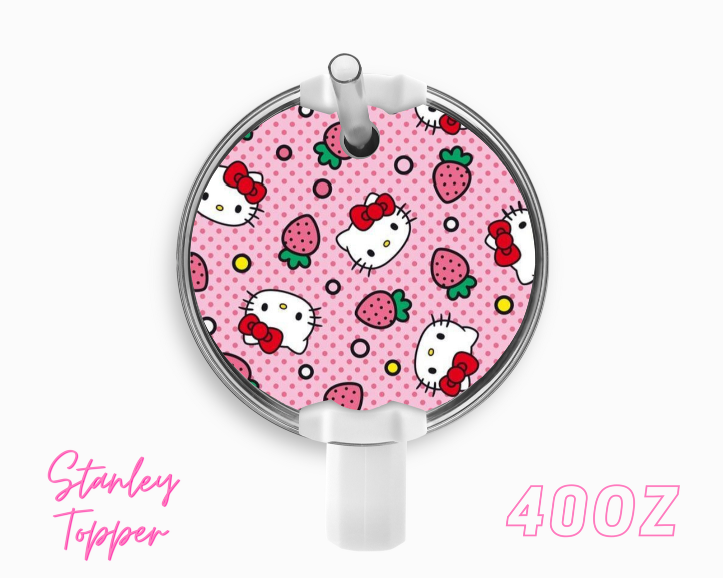 Strawberry kitty Stanley Topper