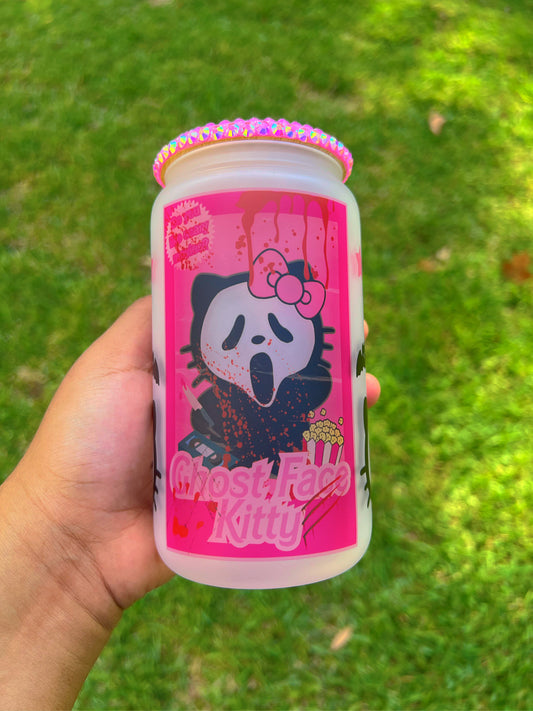 GhostFace Kitty 💕 Sublimation Cup