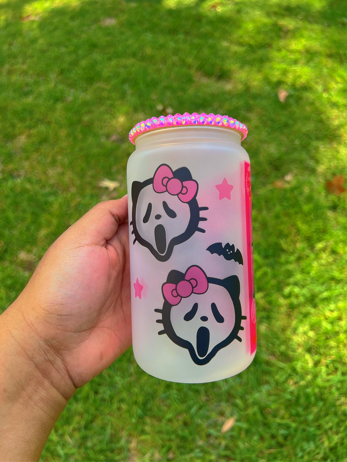 GhostFace Kitty 💕 Sublimation Cup