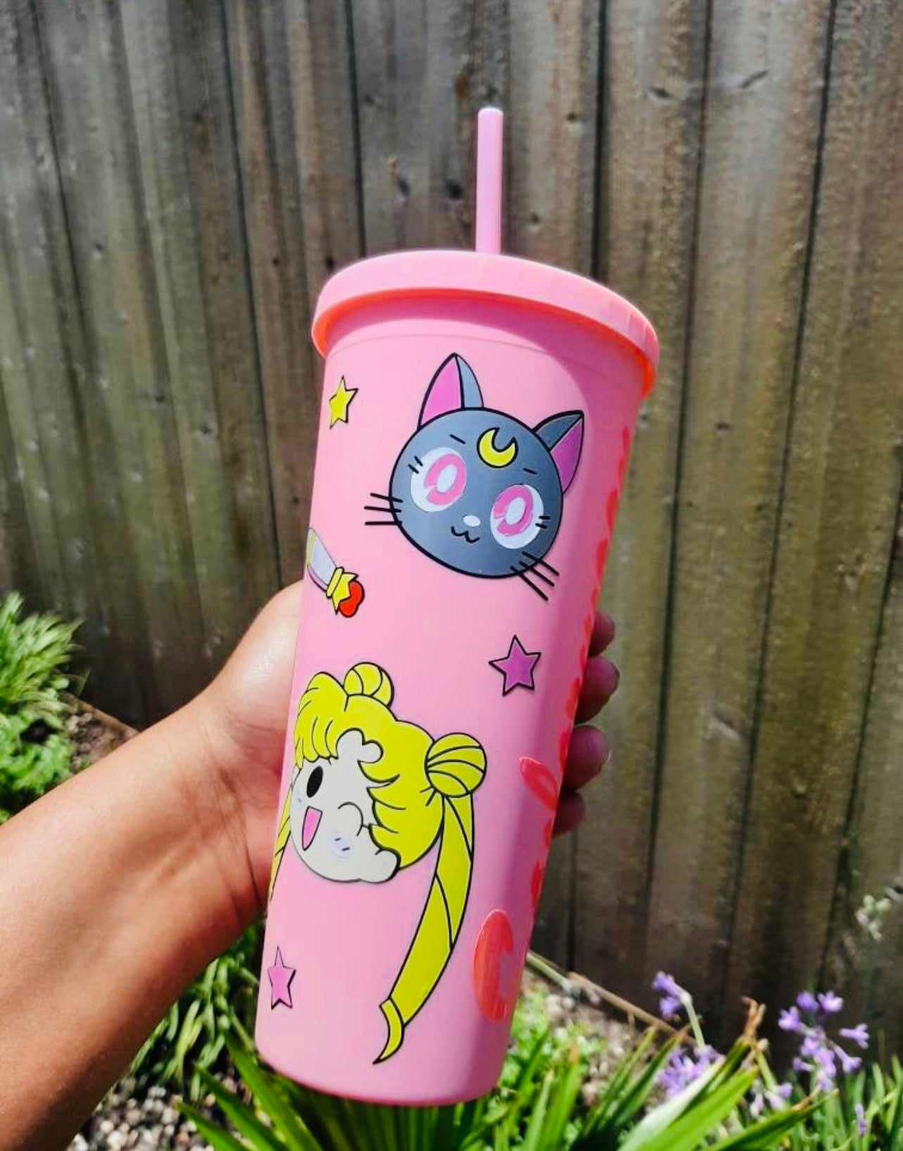 Sailor Moon Pink Tumbler